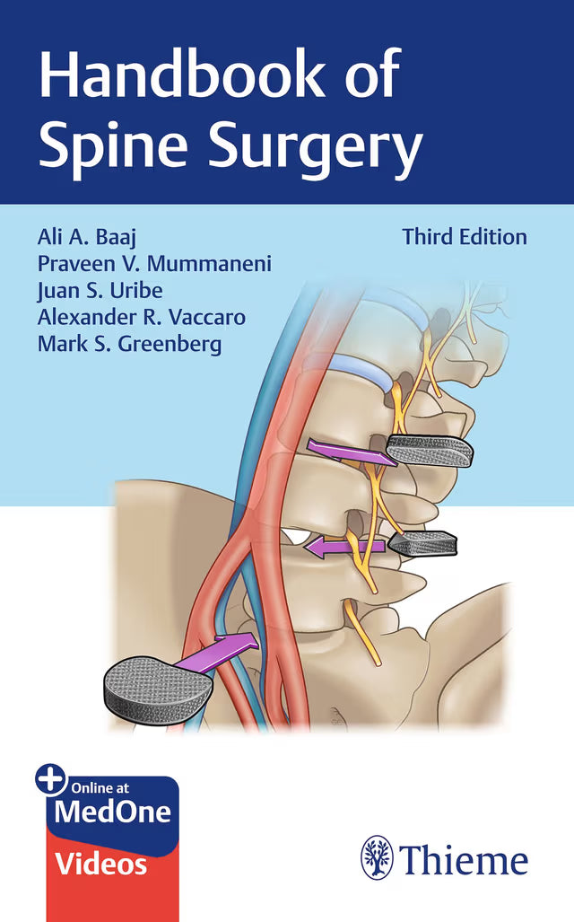 Handbook of Spine Surgery, 3rd Edition + Videos