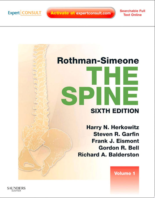 Rothman Simeone The Spine: Expert Consult, 6th Edition (ORIGINAL PDF from Publisher)