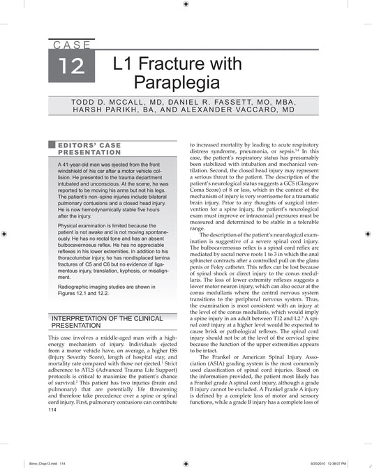 Prove It! Evidence-Based Analysis of Common Spine Practice